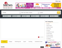 Tablet Screenshot of callteachers.com